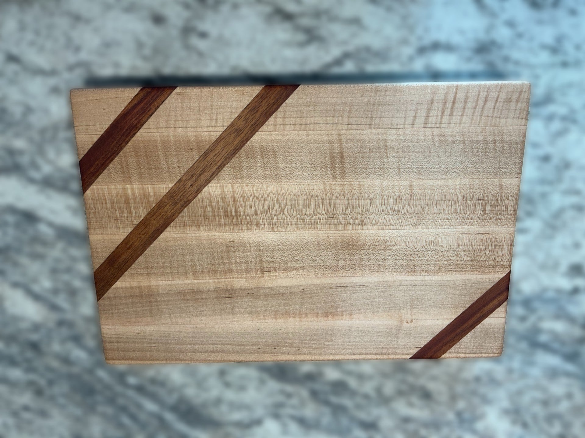 (Sample) Maple/Mahogany Cutting Board (Medium)